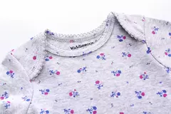Imagem do Bodysuits de manga curta para bebê 100% algodão, macios recém-nascidos, roupas infantis, menino e menina, 5 peças, verão
