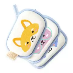 Cute Baby Bath Sponge Crianças Crianças Crianças Crianças Recém-nascidos Adultos Cleaning Brush Towel Soft Inirritative Bath Foam Shower Sponge - Wolf Magazine