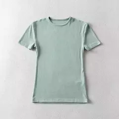 Camiseta feminina com ajuste magro, manga curta apertada, camiseta com gola O, tops básicos de corte sólido, casual, verão - comprar online