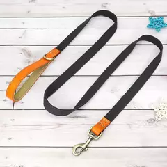 Coleira de cachorro personalizada conjunto de coleira de couro de náilon pet id colar anti-perdido fivela coleiras com corda de chumbo para cães pequenos e grandes pug na internet