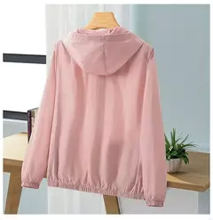 Mulheres Jaqueta Impermeável Jaquetas Blusão Feminino Com Capuz Verão Sunproof Windproof Casacos Mulheres Caminhadas Ao Ar Livre Fino Casaco A231 na internet