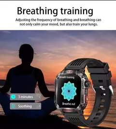 Impermeável Smart Watch para Homens, Rastreador de Esporte ao Ar Livre, Bluetooth Call Smartwatch, Militar, GPS, Lanterna, Bússola, Huawei, Xiaomi, Novo na internet