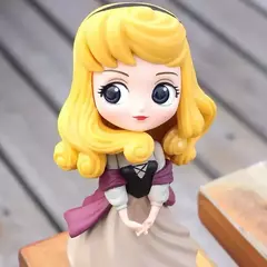 Disney 14cm q posket princesa figura modelo brinquedos bolo figura animação modelo bonecas presentes decoração para casa festa de aniversário - loja online