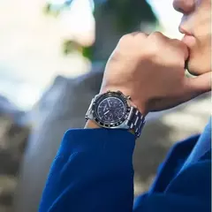 Imagem do Seiko-Relógio de pulso de quartzo não mecânico masculino, cronógrafo multifuncional, negócios, casual, esportes, marca de luxo, moda, venda quente