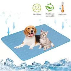 Esteira refrescante para cães pequenos e grandes, cama durável para animais, cobertor de gelo de verão, acessórios para cães e gatos, extra grande