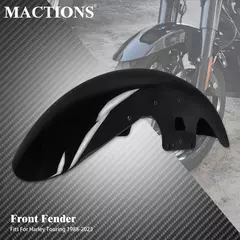 Imagem do Macões motocicleta 19 "para-lamas dianteiro capa de ferro envoltório rodas para harley touring road king electra street glide 2014-2023