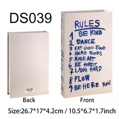 Livros falsos de luxo para decoração de casa, acessórios para sala, decoração de moda, suporte, nórdico simples, mesa de café