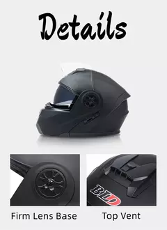 BLD-Capacete facial completo personalizado para motocicletas para homens e mulheres, capacetes de lente dupla, modulares, flip up, motocross, corrida, moda na internet