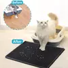 EVA-Double Layer Cat Litter Pad, impermeável, antiderrapante, filtro de areia, gatinho, cão, lavável, fácil limpeza, acessórios para animais