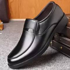 Sapatilhas de pele formal masculina, sapatos casuais, social, tendência elegante, plana, negócios, primavera, outono, novo, moda na internet