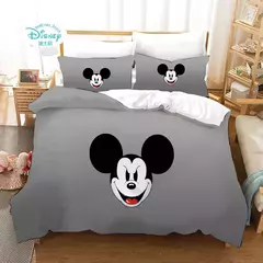 Imagem do Disney Mickey Mouse Conjunto de cama para meninos, colcha única, capa de edredão, decoração do quarto infantil, queen e king size, quarto casal, 3 PCs