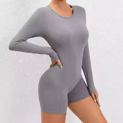 Macacão feminino de manga comprida sem acolchoamento, macacão de ginástica fitness, roupas esportivas femininas, roupas esportivas, roupas azuis, novo, 2024 - Wolf Magazine