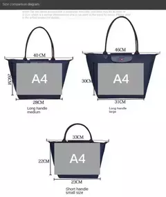 MINISO-Bolsa de Ombro Dobrável Feminina Clássica de Grande Capacidade, Bolsas de Nylon, Moda Casual, Alta Qualidade, Nova, 2024 - Wolf Magazine
