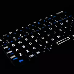 Rii K06 Mini teclado Bluetooth, teclado sem fio retroiluminado de 2,4 GHz com touchpad de aprendizagem IR Android TV Box, Mac, laptop, Windows na internet