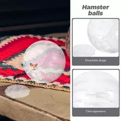 Bolas running plásticas para Chinchilla, roda do exercício do coelho, brinquedo do hamster, bola anã - Wolf Magazine