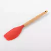 Produto comestível antiaderente silicone utensílios de cozinha turner espátula colher de madeira lidar com prático ferramenta de cozinha utensílios de cozinha