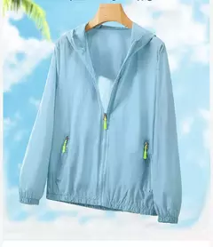 Mulheres Jaqueta Impermeável Jaquetas Blusão Feminino Com Capuz Verão Sunproof Windproof Casacos Mulheres Caminhadas Ao Ar Livre Fino Casaco A231 na internet