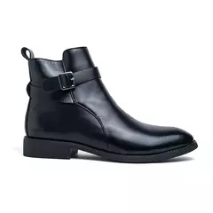 Botas altas de luxo masculinas, botas marrons de motocicleta, moda plataforma, botas masculinas, sapatos de couro casuais, alta qualidade - comprar online