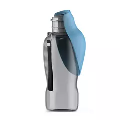 Garrafa de água portátil para cães grandes, 800ml, para animais de estimação, viagens ao ar livre, caminhadas, tigela dobrável, suprimentos para golden retriever - comprar online