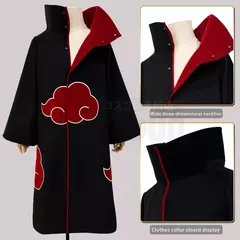 HOLOUN Anime Uchiha Itachi Uchiha Sasuke Cosplay Bordado Hawk Equipe Manto Dor Konan Sasori Natal - comprar online