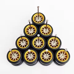 5 conjuntos de pneus de rodas 1/64 11mm ce28 advan aro pneus roda para modelo de brinquedo 1:64 carros fundidos peças de reequipamento para hw - Wolf Magazine