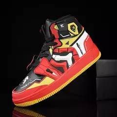 EVA Anime Joint Limit Sapatos de cano alto estilo casal tênis de basquete masculino esportes casuais sola de borracha respirável sapatos de verão - loja online