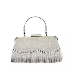 Imagem do Saco De Embreagem De Diamante Para Senhoras, Saco De Noite, Banquete De Casamento, Saco De Vestido De Noiva, Moda De Luxo