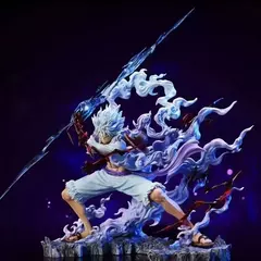 28cm figura de uma peça sun god gear 5 nika luffy figura de ação gk thunderbolt macaco d luffy modelo pvc brinquedo colecionável - comprar online