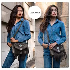 Celela design original bolsa de ombro para as mulheres couro do plutônio luxo embreagem designer bolsas ocidental bolsa franja saco do mensageiro - Wolf Magazine