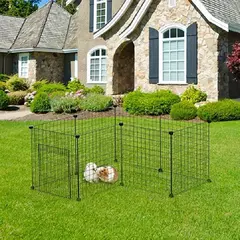Diy pet cercadinho cerca gabinete quintal canil gaiola do cão caneta caixa canil gaiola de coelho fácil instalar ferramenta de armazenamento - comprar online