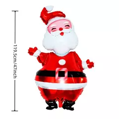 Grande balão de alumínio da folha do Papai Noel, Fontes decorativas do partido do Natal, 119cm, 1PC - loja online