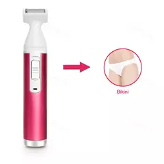 5 em 1 Body Hair Removal Depilador Axila Cabelo Biquíni Perna Cabelo Pêlo Púbico Electric Razor Clipper Shaver Mulheres - loja online