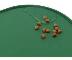 Silicone pet tigela esteira placemat à prova dwaterproof água evitar derramamentos cão gato comida almofada de alimentação gatinho alimentação pet tigela bandeja esteiras