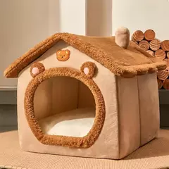 Casa dobrável para animais de estimação, removível, lavável, para gatos, filhote de cachorro, sofá, cama para animais de estimação, para cães extra pequenos e gatos pequenos e médios - comprar online