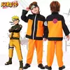 Naruto anime cosplay trajes conjunto para crianças adulto uzumaki naruto halloween carnaval festa trajes realizando roupas terno