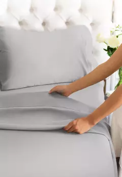 Battilo-Cama de casal Set Sheets, folha plana com Pillowscaso, Luxo Cooling, King and Queen, cama de tamanho completo, 4 PCs na internet