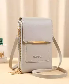 Buylor-Bolsa de couro feminina, tela sensível ao toque, bolsa para celular, bolsa de ombro pequena, macia, feminina, barata, transversal