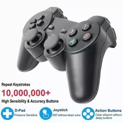 2 pçs 2.4ghz gamepad sem fio sem atraso controlador de jogo joystick usb para pc android tv controle para pc caixa de jogo
