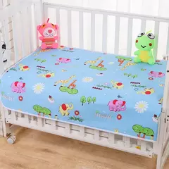 Folha de algodão lavável berço, Impermeável bebê urina Mudando Mat, Reutilizável infantil fralda Pad Cover, Recém-nascido cama colchão fralda - comprar online