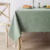 Toalha de mesa impermeável de algodão e linho, mesa retangular, anti-escaldante, high-end, pequeno, fresco
