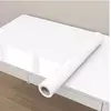 Papel de parede impermeável e à prova de fogo auto-adesivo para Fogão, Pearlescent White Marble Contact Paper, Vinil, Peel e Stick Decor Adesivos