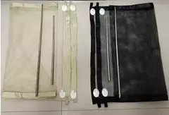 Cercas de barreira para cães de estimação, com 4 peças de gancho, rede isolada para animais de estimação, portão de escadas, novo cercadinho dobrável de malha respirável para cerca de segurança de cães - comprar online