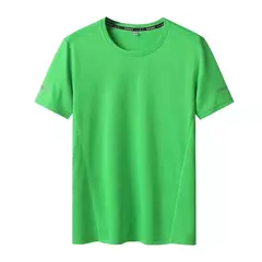 Imagem do Camiseta extragrande manga curta masculina, secagem rápida, gola redonda, grande, tamanho grande, 5XL, 6XL