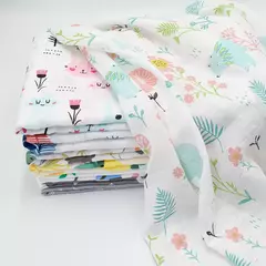 Swaddle de musselina macia para bebé, cobertores infantis, envoltório recém-nascido, estilo Ins, 100% algodão, 120x110cm, 1pc - Wolf Magazine