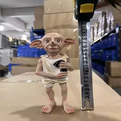 Dobby Elf Action Anime Figure para Meninos, Modelo ABS, Máscara de Látex, Decoração de Halloween, Personagens de Filmes, Brinquedo Favorito, Presentes para Meninos, 16cm - comprar online