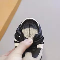 Sapatos de lona respirável infantil, fundo de biscoito, bebê, meninos, meninas, desempenho escolar, moda infantil - loja online