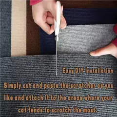 Parede auto-adesivo anti gato risco sofá diy gatos proteção contra riscos patas afiar tapete aparável gatos placa de risco ? na internet