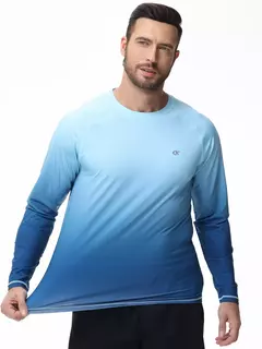 Camiseta de praia de manga comprida masculina, T-shirt Rash Guard, secagem rápida, desportiva, pesca, caminhadas, verão, UPF 50 Plus - comprar online