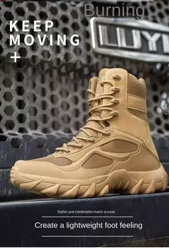 Botas de couro masculinas, sapatos casuais ao ar livre, designer leve, botas de trabalho quentes, botas artesanais clássicas