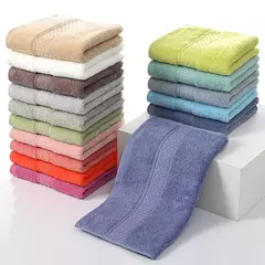 Toalha de microfibra macia e absorvente, 100% algodão, banheiro hotel família, puro, lavagem à mão, cabelo, chuveiro, hotel - loja online
